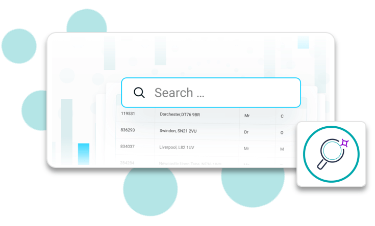 <b>Dashboard quick search</b>
We've added a powerful new dashboard feature that allows you to search and filter across multiple text or text URN fields simultaneously. Previously, the filter mechanism required you to add and select on each field individually, and for all search criteria to be met. This new quick search allows you to return records where the search term is matched on any of your selected fields – for example, met on surname or email address.